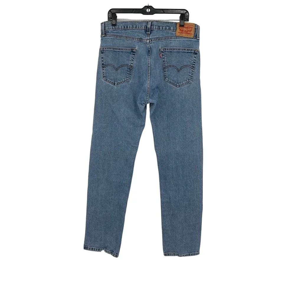 Levi's 505‎ Regular Fit Jeans Mens W34 L32 Light Wash Denim Pants